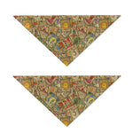Vintage Wicca Tarot Card Print Dog Bandana