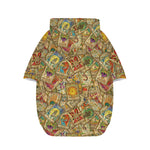 Vintage Wicca Tarot Card Print Dog Zip Up Hoodie