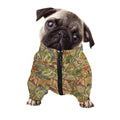 Vintage Wicca Tarot Card Print Dog Zip Up Jacket