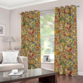 Vintage Wicca Tarot Card Print Grommet Curtains
