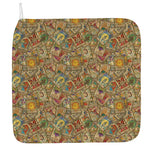 Vintage Wicca Tarot Card Print Hand Towel