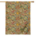 Vintage Wicca Tarot Card Print House Flag