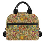 Vintage Wicca Tarot Card Print Insulated Lunch Bag