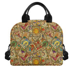 Vintage Wicca Tarot Card Print Insulated Lunch Bag