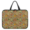 Vintage Wicca Tarot Card Print Laptop Sleeve With Handle