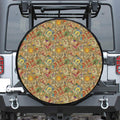 Vintage Wicca Tarot Card Print Leather Spare Tire Cover