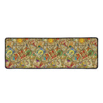 Vintage Wicca Tarot Card Print Long Kitchen Mat