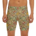 Vintage Wicca Tarot Card Print Men's Long Boxer Briefs