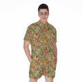 Vintage Wicca Tarot Card Print Men's Romper