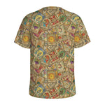 Vintage Wicca Tarot Card Print Men's Sports T-Shirt