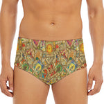 Vintage Wicca Tarot Card Print Men's Triangle Swim Briefs