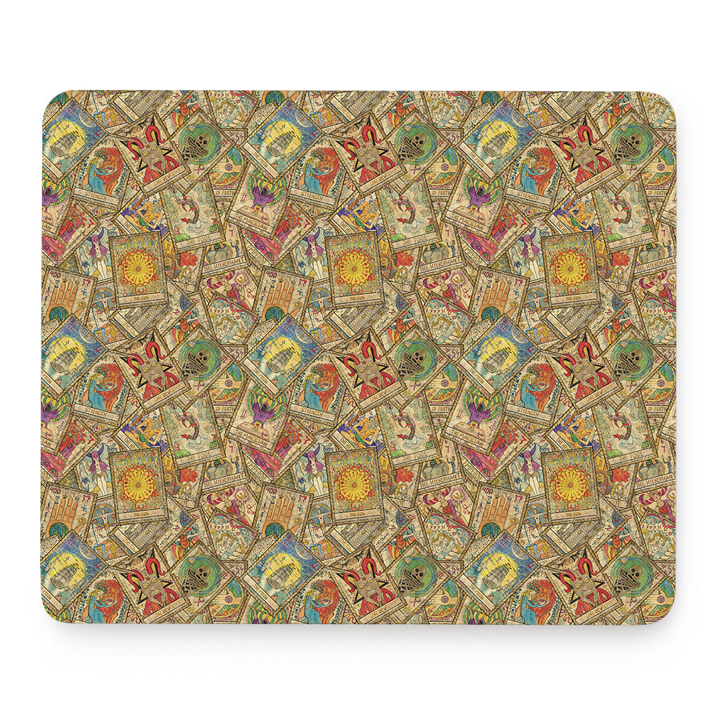Vintage Wicca Tarot Card Print Mouse Pad