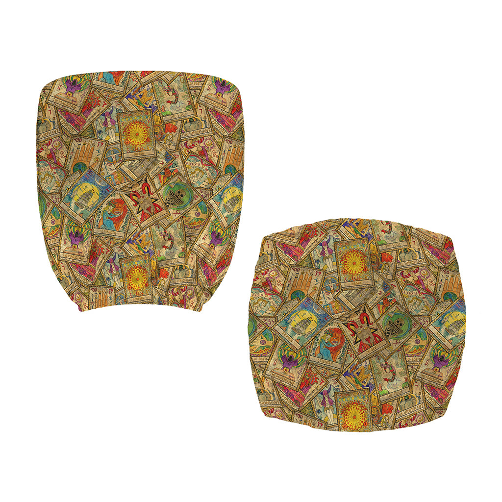 Vintage Wicca Tarot Card Print Office Chair Cover
