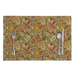 Vintage Wicca Tarot Card Print Placemat
