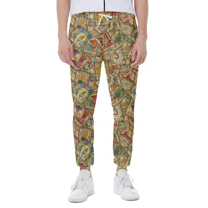 Vintage Wicca Tarot Card Print Scuba Joggers