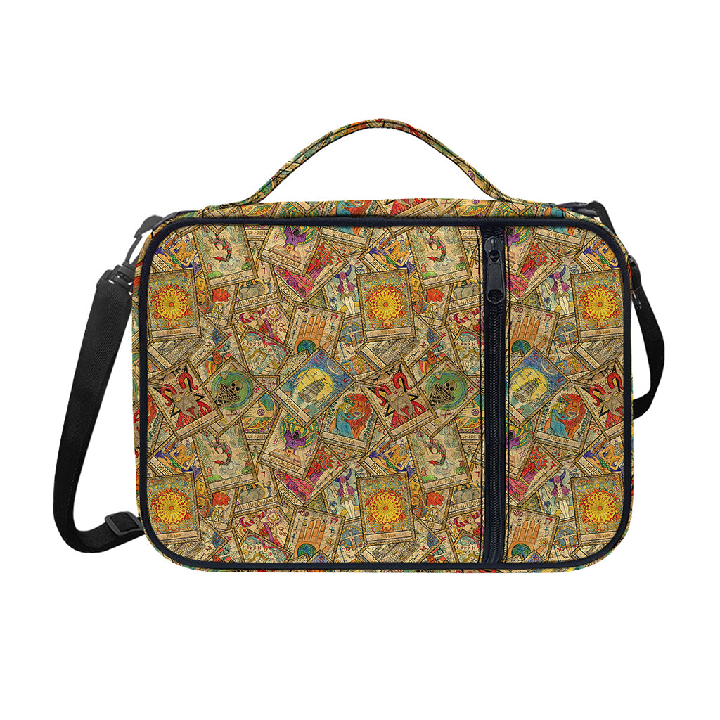 Vintage Wicca Tarot Card Print Shoulder Strap Bible Bag