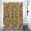 Vintage Wicca Tarot Card Print Shower Curtain