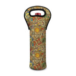 Vintage Wicca Tarot Card Print Single Neoprene Wine Tote