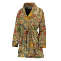 Vintage Wicca Tarot Card Print Women's Bathrobe