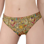 Vintage Wicca Tarot Card Print Women's Panties