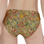 Vintage Wicca Tarot Card Print Women's Panties