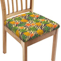 Vintage Zebra Pineapple Pattern Print Chair Cushion Cover