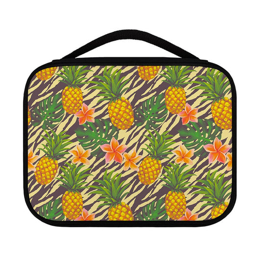 Vintage Zebra Pineapple Pattern Print Classic Bible Case