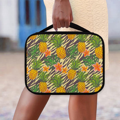Vintage Zebra Pineapple Pattern Print Classic Bible Case