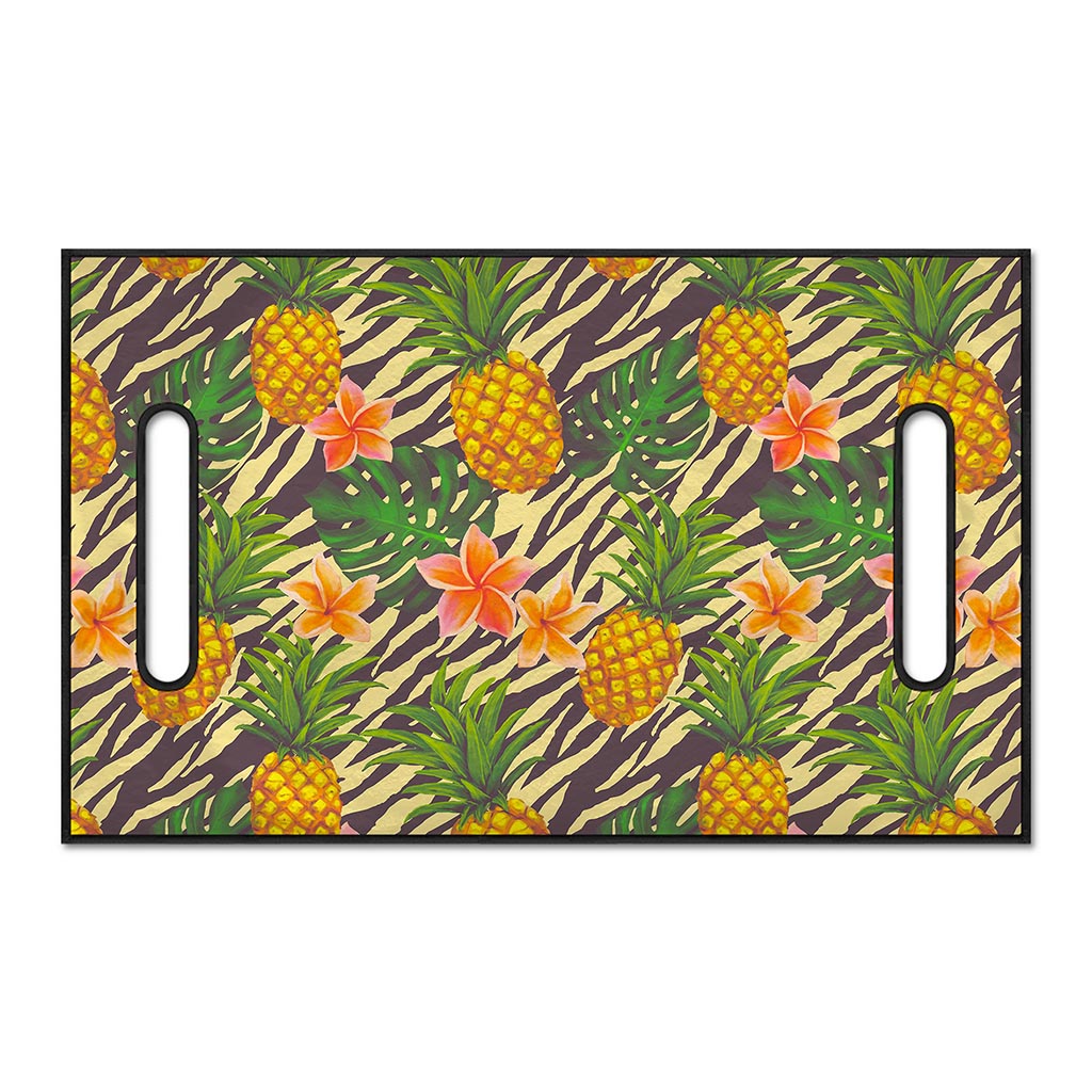 Vintage Zebra Pineapple Pattern Print Golf Cart Seat Cover