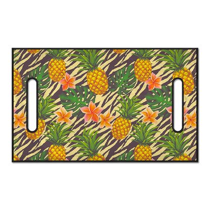 Vintage Zebra Pineapple Pattern Print Golf Cart Seat Cover