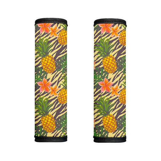 Vintage Zebra Pineapple Pattern Print Handle Covers