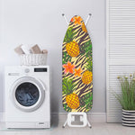 Vintage Zebra Pineapple Pattern Print Ironing Board Cover