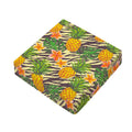 Vintage Zebra Pineapple Pattern Print Outdoor Seat Cushion Cover