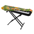 Vintage Zebra Pineapple Pattern Print Piano Keyboard Cover