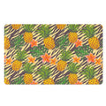 Vintage Zebra Pineapple Pattern Print Polyester Doormat