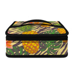 Vintage Zebra Pineapple Pattern Print Small Lunch Bag