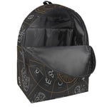 Vintage Zodiac Circle Print Backpack