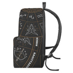 Vintage Zodiac Circle Print Backpack