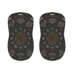 Vintage Zodiac Circle Print Bar Stool Covers