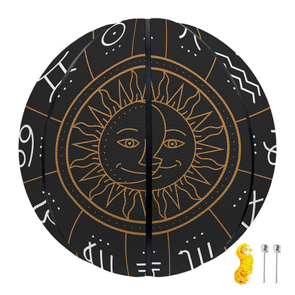 Vintage Zodiac Circle Print Basketball