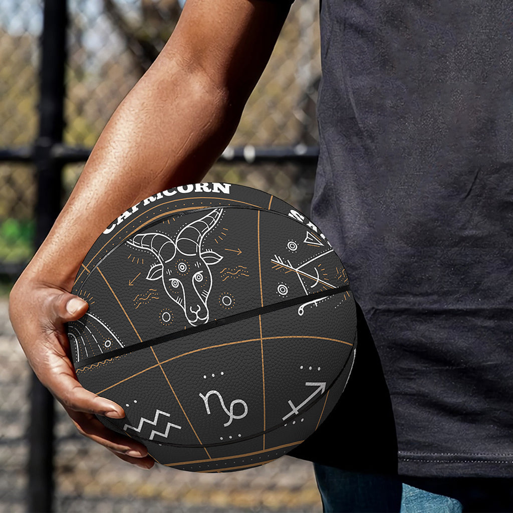 Vintage Zodiac Circle Print Basketball