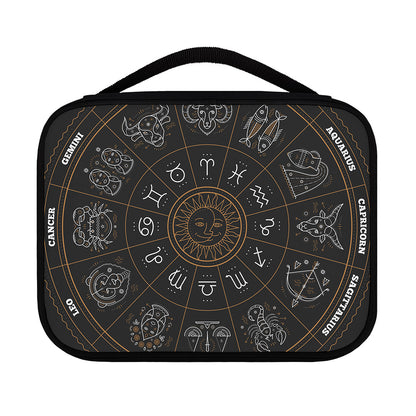 Vintage Zodiac Circle Print Classic Bible Case