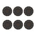Vintage Zodiac Circle Print Coaster Set