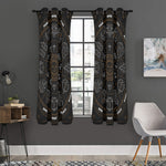 Vintage Zodiac Circle Print Curtain