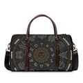Vintage Zodiac Circle Print Duffel Bag