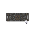 Vintage Zodiac Circle Print Extended Mouse Pad