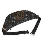 Vintage Zodiac Circle Print Fanny Pack