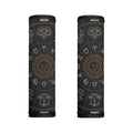 Vintage Zodiac Circle Print Handle Covers
