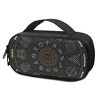 Vintage Zodiac Circle Print Insulin Cooler Travel Case