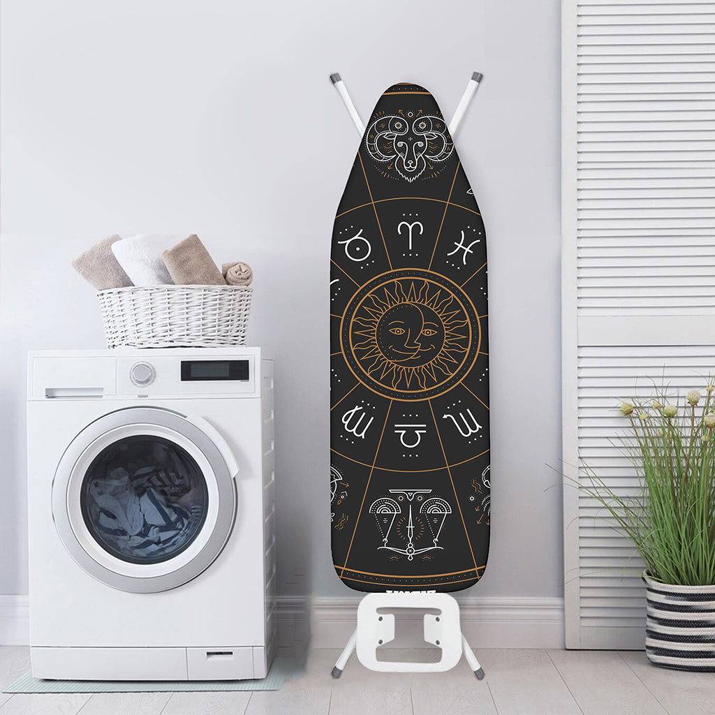 Vintage Zodiac Circle Print Ironing Board Cover